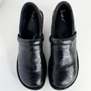 BOC BORN‎ CONCEPT Black Clogs Women 11 Paisley